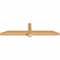 Ekena Millwork Eugene Smooth Timber Gable Bracket, Western Red Cedar, 60"W x 15"H x 3 1/2"D x 3 1/2"F, 6/12 Pitch GBW060X15X0404EUG00SWR - alternate 4
